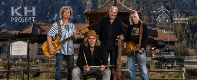Kandersteg, Schweizerhof, Schweizerhof Kandersteg, Hasim's, Members, Musiker, KH Project, Rock & Blues, Küre Hauser, Schlagzeuger, Schlagzeug, Rock und Blues, heimische Musikszene, Band, Bern, Bühne, handgemachte Musik, Berner Rockmusik, Lindbergh, Ocean, No Problem, Roots 66 feat. Polo Hofer, Konzert, Jack Minnig, Gitarre, HUBER MINNIG, BMG Ariola, Country, R&R Oldies, Kuno Lauener, Büne Huber, Endo Anaconda, Schmidi Schmidhauser, René Eberhard, Bass, Grooves, E-Bass, Rolf LL Lüthi, Matthias Heimlicher, Vlada, Philipp Fankhauser, Rockustics, Tutti Matti, Magna Carta, Andy Maurer, Hanery Amman. Professor Miquel Rubio, Konservatorium Bern, AM Gitarren & Bass Schule, Tres Pesetas, Acoustic Latin Gitarren Trio, Van Dox, Rock Cover Band Copperhead, Folk Rock Miraval Bamboo Faya, Reggea um Peppe Claudio (the Wailers) Bonnie & the Groove Cats, Plüsch, Andreas Vollenweider, Mich Gerber, Bellamy Brothers, Kenny Moore (Tina Turner), Sandee, Andy Pupato, Junior Marvin, Bob Marley, Referenze, Kontakt, Galerie, Audio & Video, Events, Video/Audio, Logos & Bandfotos, Stageplan